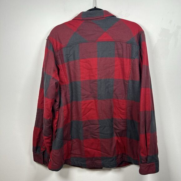 Carhartt Shirt Youth XL Fleece Lined Plaid Flannel Button Shacket - Picture 3 of 6